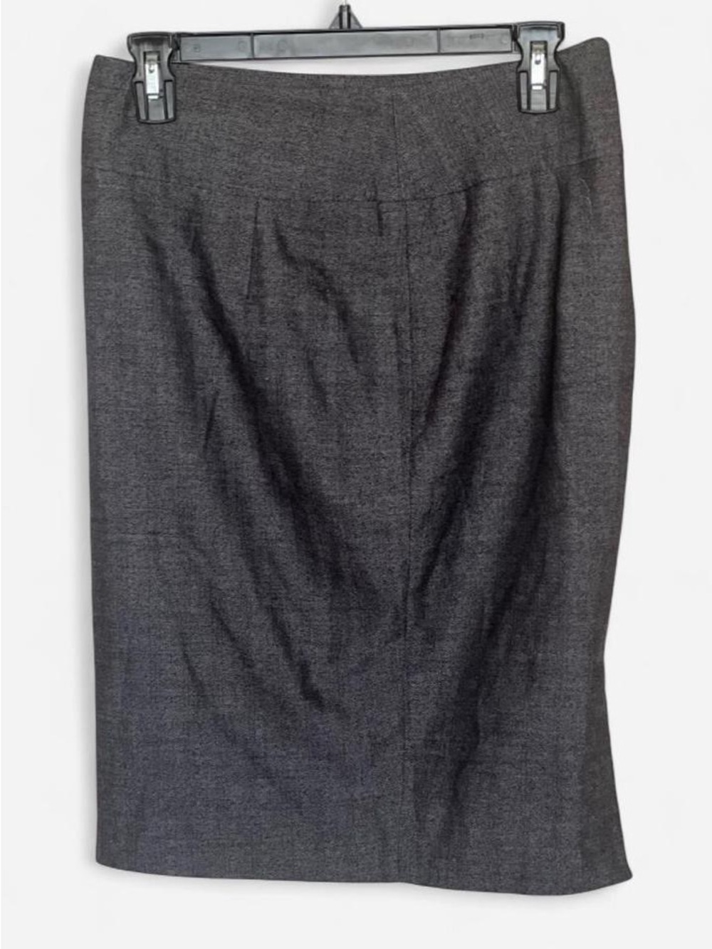 Missimo Stretch Gray Herringbone Pencil Skirt Size 4